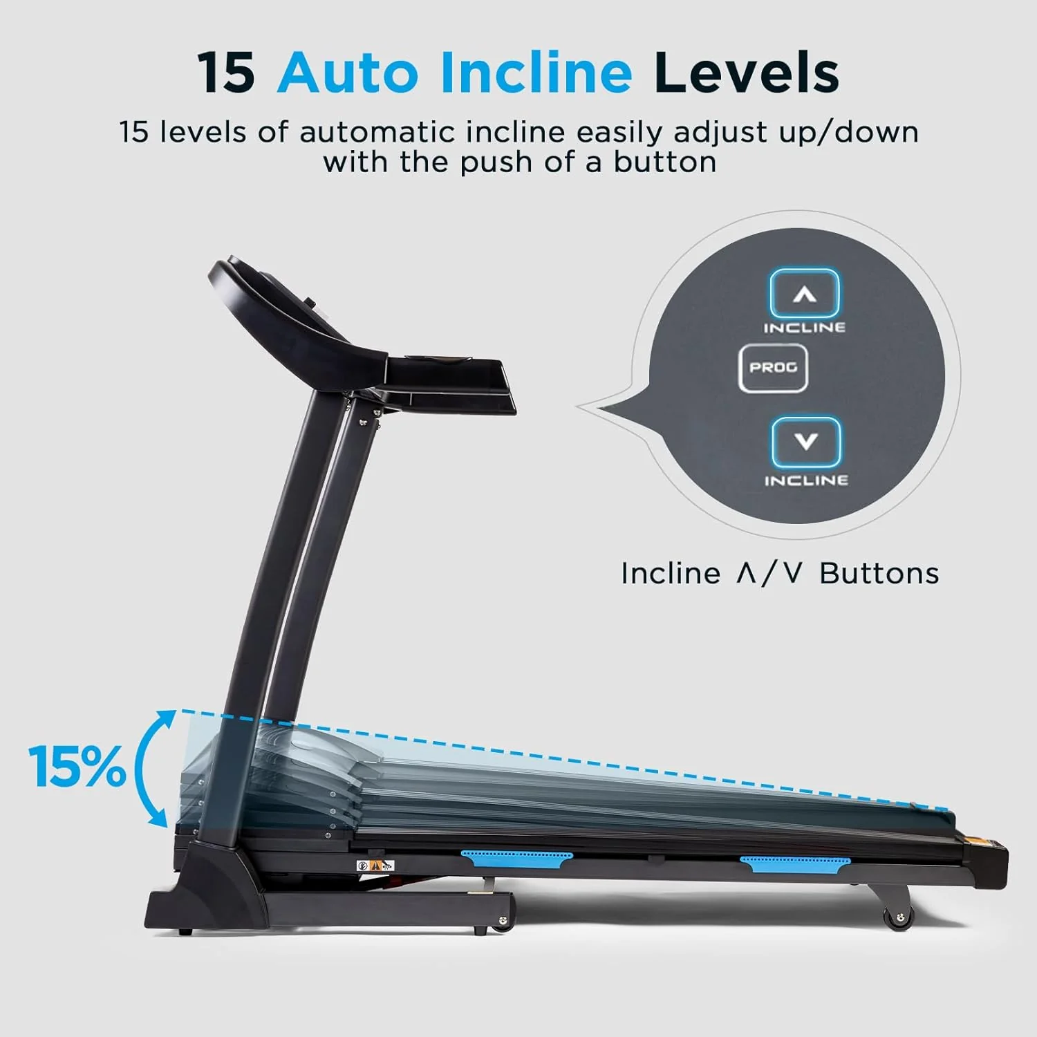 JLL	‎T110 Folding Auto-Incline Smart Treadmill - Image 3