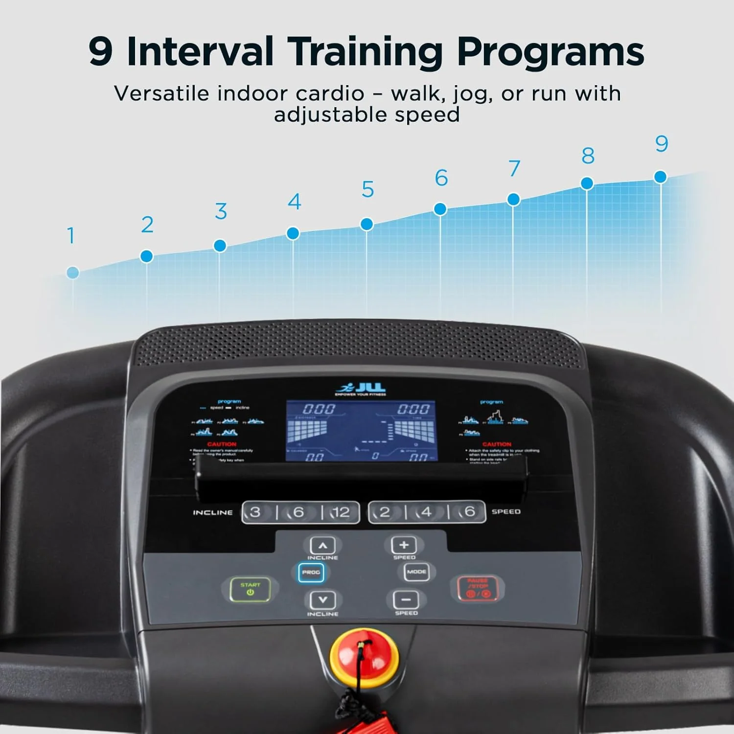 JLL	‎T110 Folding Auto-Incline Smart Treadmill - Image 5