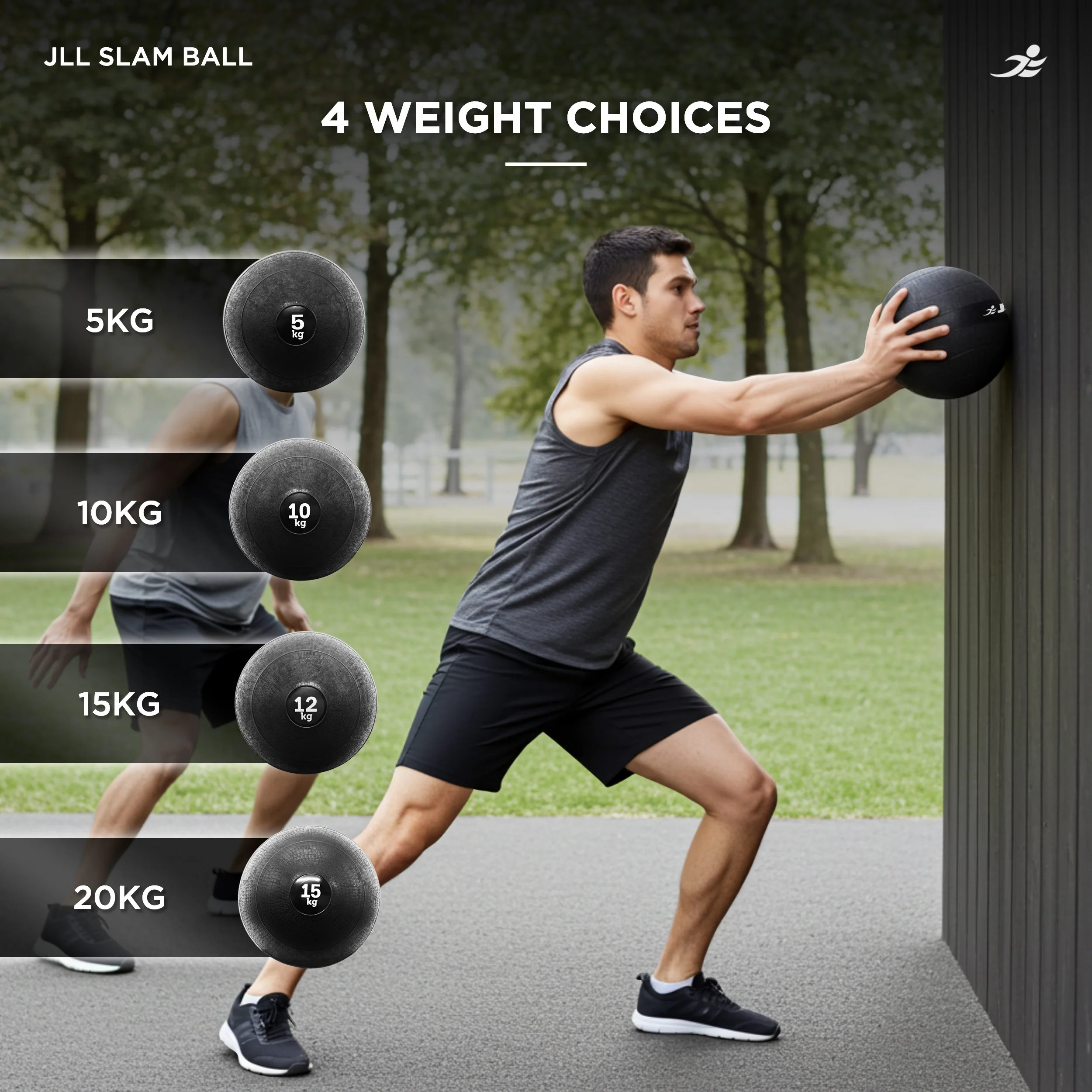 Heavy Duty Slam Ball - Available in 5kg, 10kg, 12kg & 15kg - Image 3